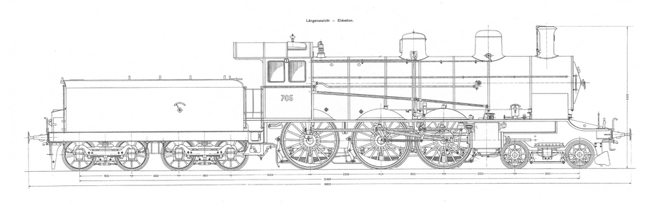 Locomotive pour trains rapides de la srie A 3/5