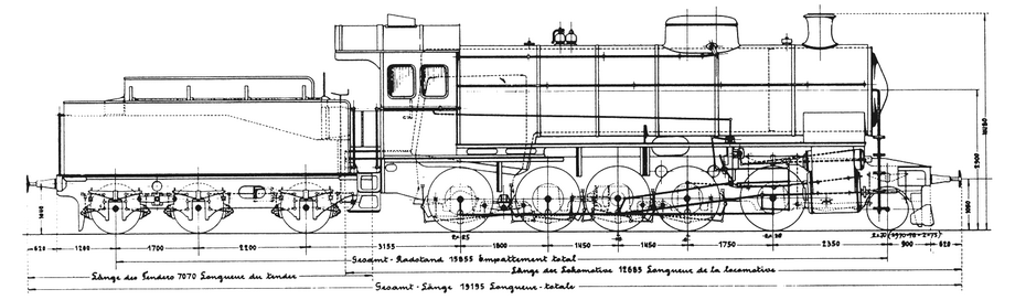 Locomotive pour trains marchandises de la srie C 5/6