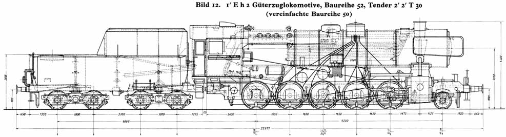 Locomotive pour trains marchandises de la srie 52