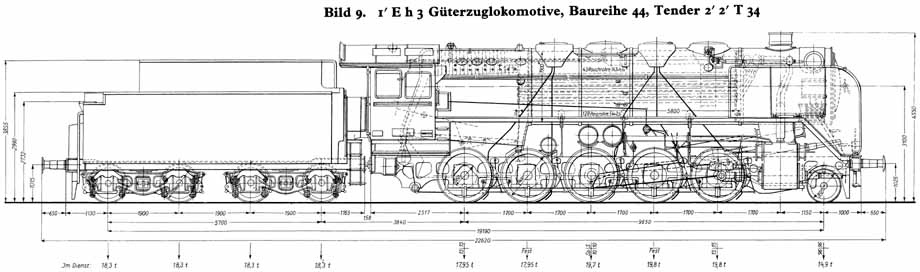 Locomotive pour trains marchandises de la srie 44